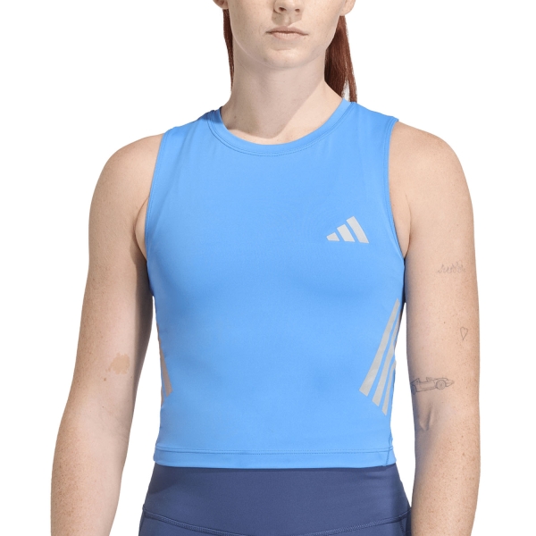 Women's Running Tank adidas adi365 CLIMACOOL Iconic Top  Ray Blue JZ5161