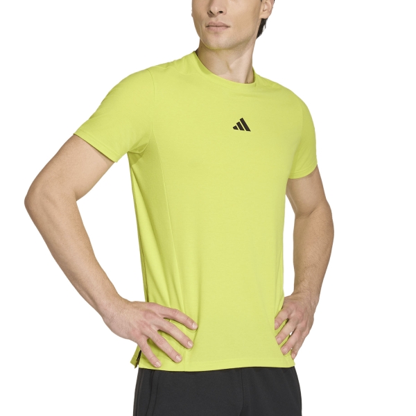 Men's Training T-Shirt adidas D4T AEROREADY TShirt  Semi Solar Yellow KA7297