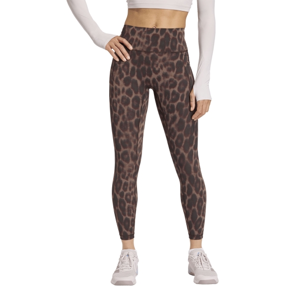 Women's Fitness & Training Pants and Tights adidas Optime Power 7/8 Tights  Black/Earth Strata KF9094