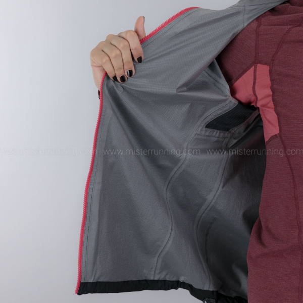 La Sportiva Pocketshell Giacca - Black/Hibiscus