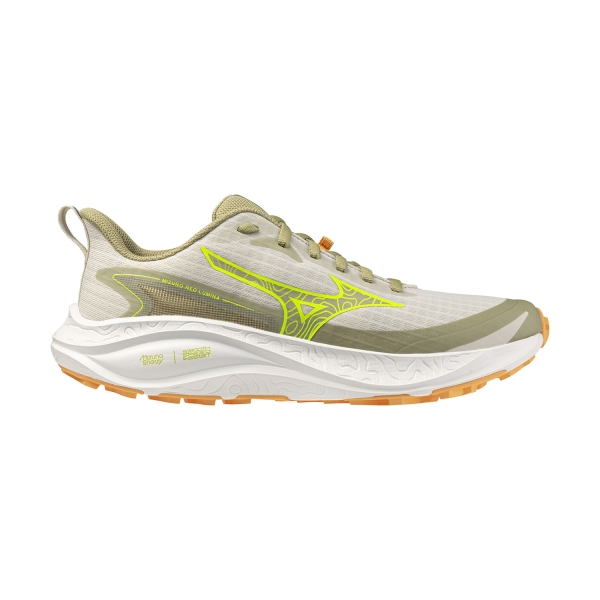 Women's Trail Running Shoes Mizuno Neo Lumina  Silver Birch/Lightning Yellow/GF White J1GK267321