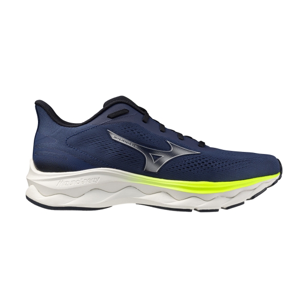 Men's Neutral Running Shoes Mizuno Wave Serene 2  Estate Blue/Silver/Lightning Yellow J1GC255951