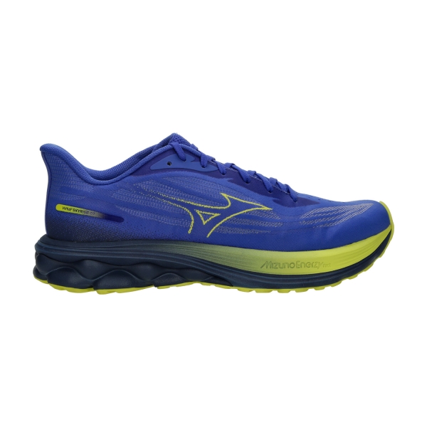 Men's Neutral Running Shoes Mizuno Wave Skyrise 7  Dazzling Blue/Fortune Yellow/Estate Blue J1GC260901
