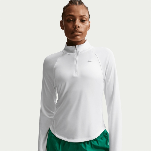 Nike Tempo Swoosh Shirt - White/Black