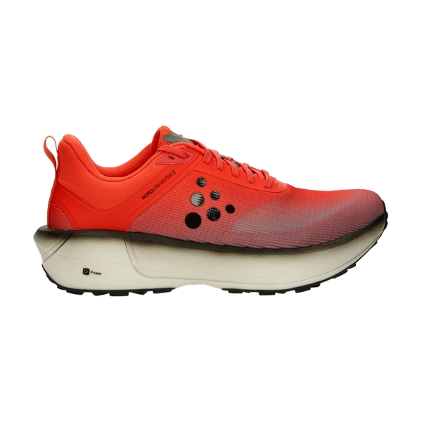 Men's Performance Running Shoes Craft Nordlite Ultra 2  Shock/Grey 1915200SHOGRY