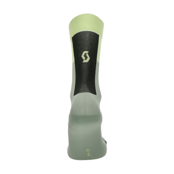 SCOTT Block Stripe Socks - Spray Grey/Acid Yellow