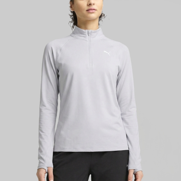 Women's Running Shirt Puma Velocity CLOUDSPUN Shirt  Vibrant Silver 52665082