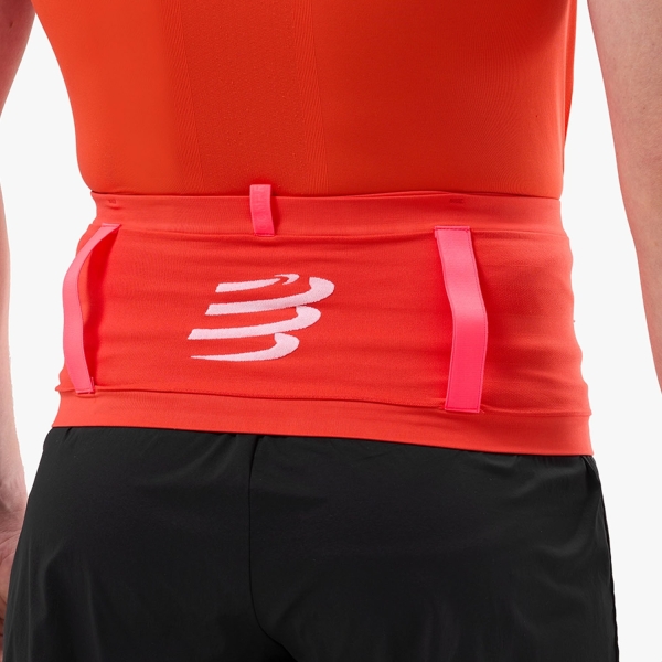 Compressport Free Pro Cinturón - Tigerlily/Fluo Red