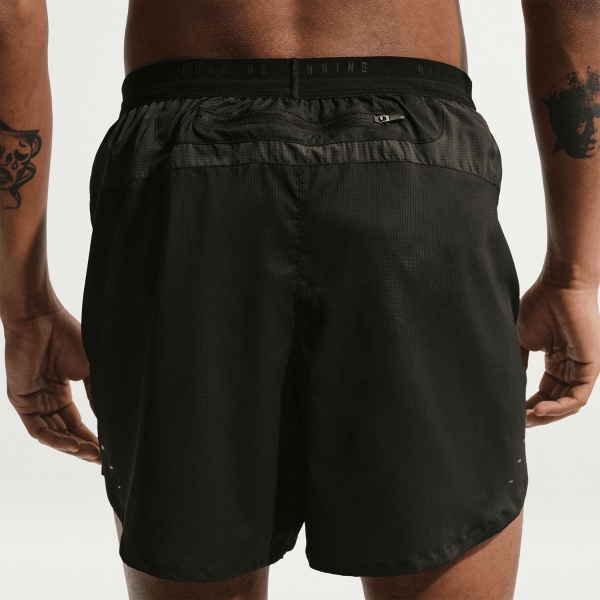 Nike Stride Plus 5in Pantaloncini - Off Noir/Black/Reflective Silver
