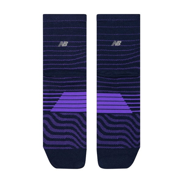 New Balance Pro Quarter Socks - NB Navy/Electric Indigo
