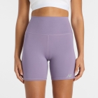 New Balance Harmony High Rise 6in Shorts - Candied Violet