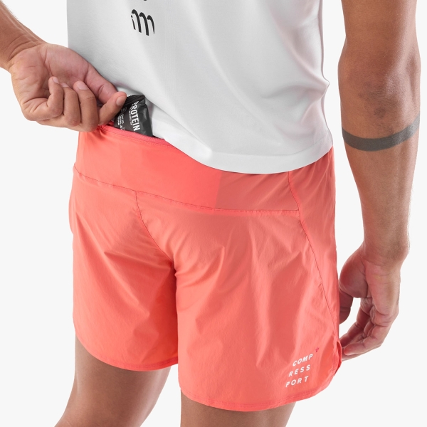 Compressport Performance 5in Shorts - Tigerlily