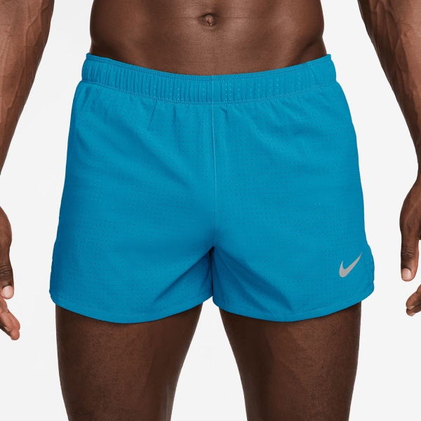 Men's Running Shorts Nike DriFIT Fast 3in Shorts  Light Current Blue/Black/Reflective Silver FN3355418