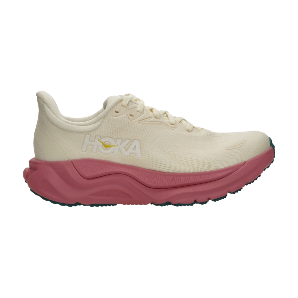 Woman's Structured Running Shoes Hoka Arahi 8 Wide  Alabaster/Lingonberry 1168711ARLN