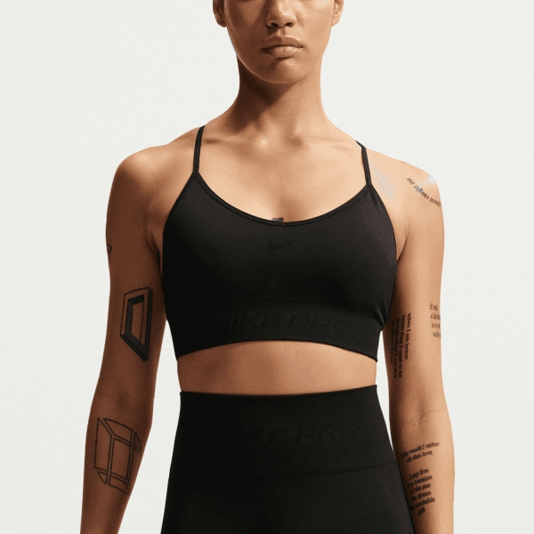 Women's Sports Bra Nike Nike Pro Seamless Sports Bra  Black IB9843010