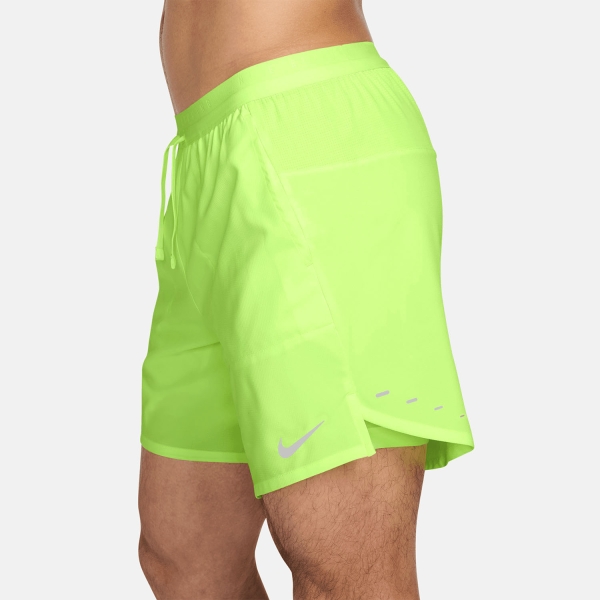 Nike Stride 2 in 1 7in Shorts - Lime Blast/Reflective Silver