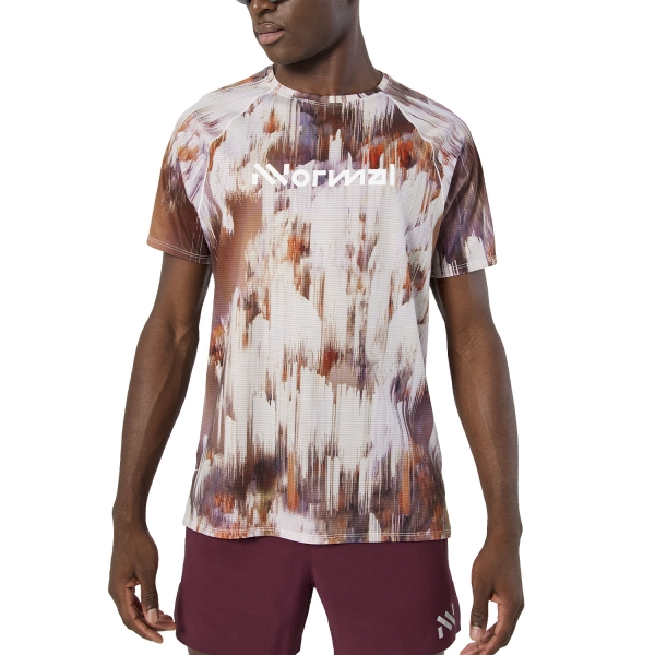 Men's  Short Sleeve Trail Running Shirts NNormal Race 02 TShirt  Print NC2TS1M002