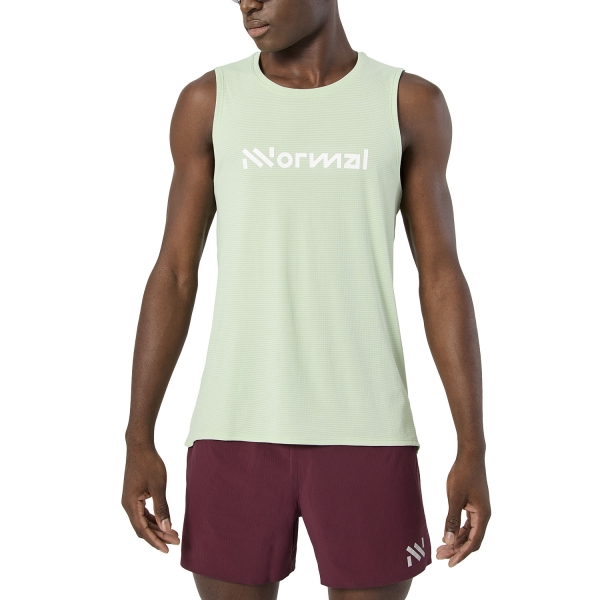 Men's Trail Running Tank Tops & Vests NNormal Race 02 Tank  Green NC2TT1M002