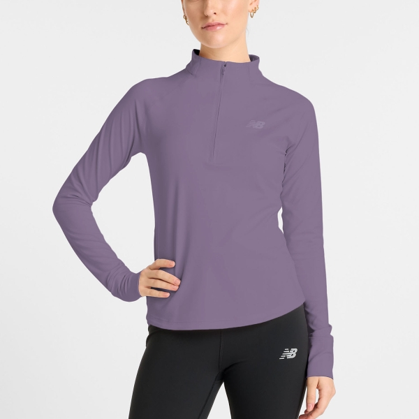 Women's Running Shirt New Balance Harmony Shirt  Candied Violet WT51201AA5
