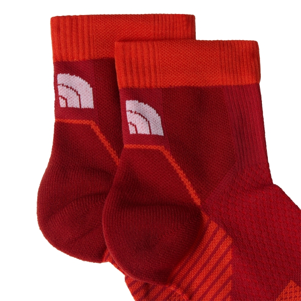 The North Face Logo Socks - Iron Clay/Lava Red