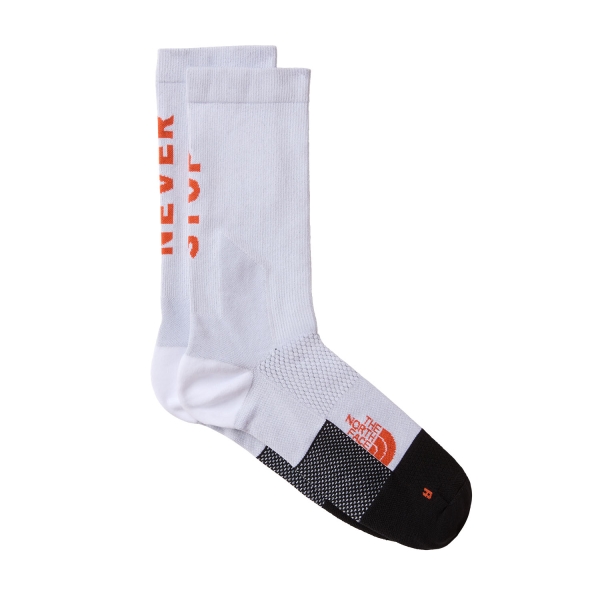 Socks The North Face Never Stop Socks  TNF White/Acrylic Orange NF0A8EGKGRZ