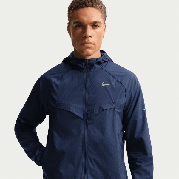 Nike Dri-FIT UV Stride Jacket - Midnight Navy/Reflective Silver