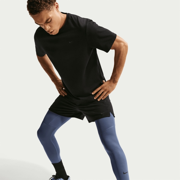 Nike Pro Dri-FIT Long Tights - Diffused Blue/Black