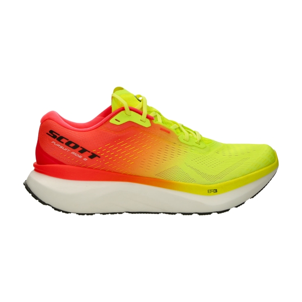 Men's Neutral Running Shoes SCOTT Pursuit Ride 2  Safety Yellow/Neon Red 4225778304