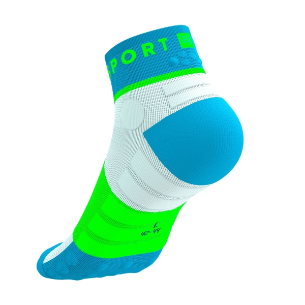 Compressport Ultra Trail Low V2.0 Socks - Norse Blue/Neon Green