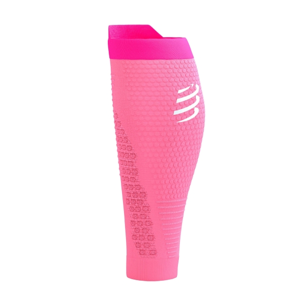 Compressport R2 3.0 Compression Calf Sleeves - Begonia/Neon Pink