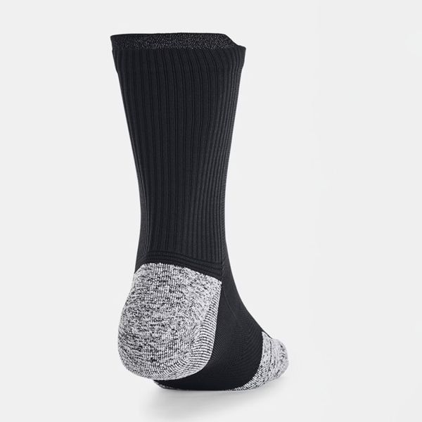 Under Armour ArmourDry Run Cushion Socks - Black/Reflective