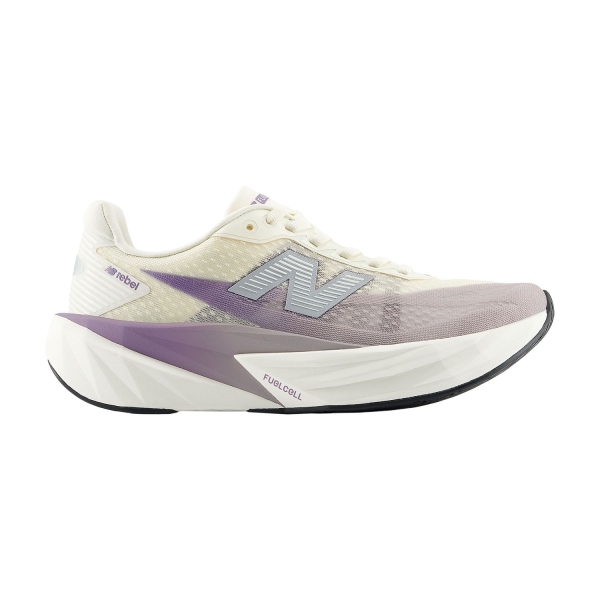 Women's Performance Running Shoes New Balance FuelCell Rebel v5  Candied Violet/Angora WFCX3DM
