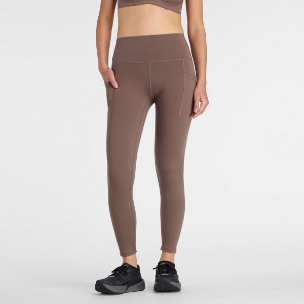 Women's Running Tights New Balance Sleek Pocket Tights  Cortado WP51268ABP