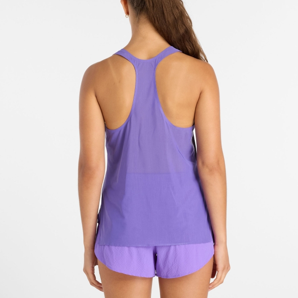 New Balance Race Day Ultra Light Printed Tank - Electric Purple