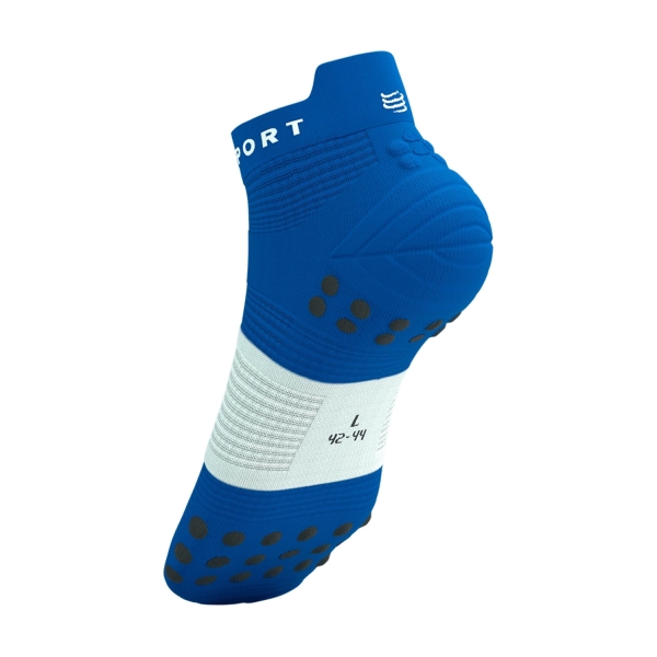 Compressport Pro Racing V4.0 Logo Socks - Princess Blue/White