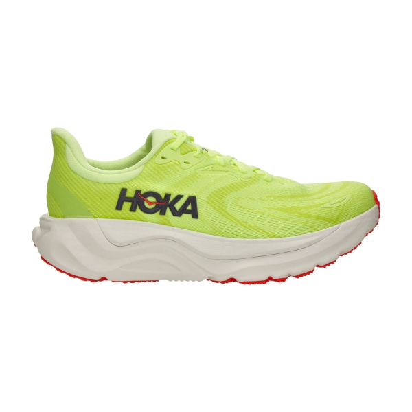 Men's Structured Running Shoes Hoka Arahi 8 Wide  Neon Yuzu/Neon Flame 1168710NZN