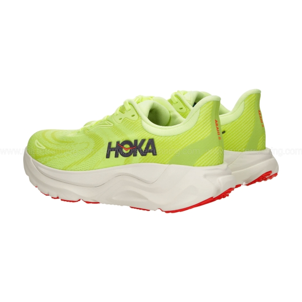 Hoka Arahi 8 Wide - Neon Yuzu/Neon Flame