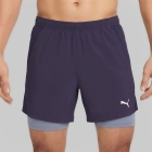 Puma Velocity 2 in 1 5in Shorts - Deep Plum