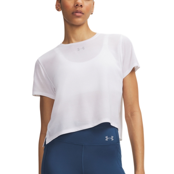Women's Running T-Shirts Under Armour Velociti TShirt  White 60095400100