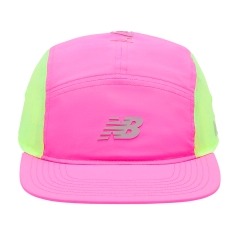 New Balance London Marathon 5 Panel Cap - Pink Heat