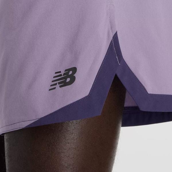 New Balance RC Essential 5in Shorts - Candied Violet/Slate Grey
