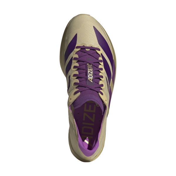 adidas ADIZERO Takumi Sen 11 - Sand/Rich Purple/Gold Metallic