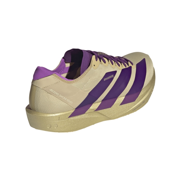 adidas ADIZERO Takumi Sen 11 - Sand/Rich Purple/Gold Metallic