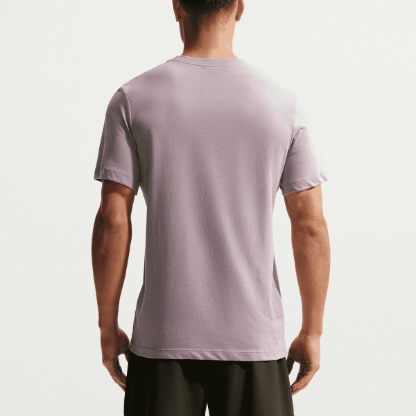 Nike Dri-FIT Swoosh Logo T-Shirt - Light Violet Ore/Black