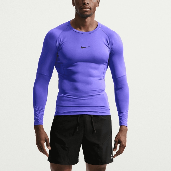 Men's Shirt Underwear Nike DriFIT Logo Shirt  Persian Violet/Black FB7919510