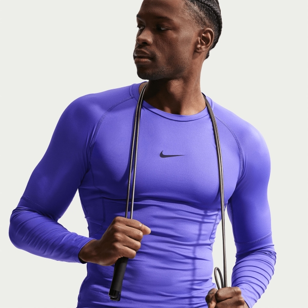 Nike Dri-FIT Logo Shirt - Persian Violet/Black