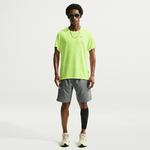 Nike Miler Breathe T-Shirt - Volt Ice/Reflective Silver
