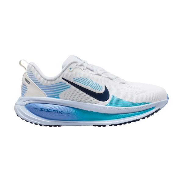 Women's Neutral Running Shoes Nike Vomero 18  White/Midnight Navy/Blue Fury HM6804114