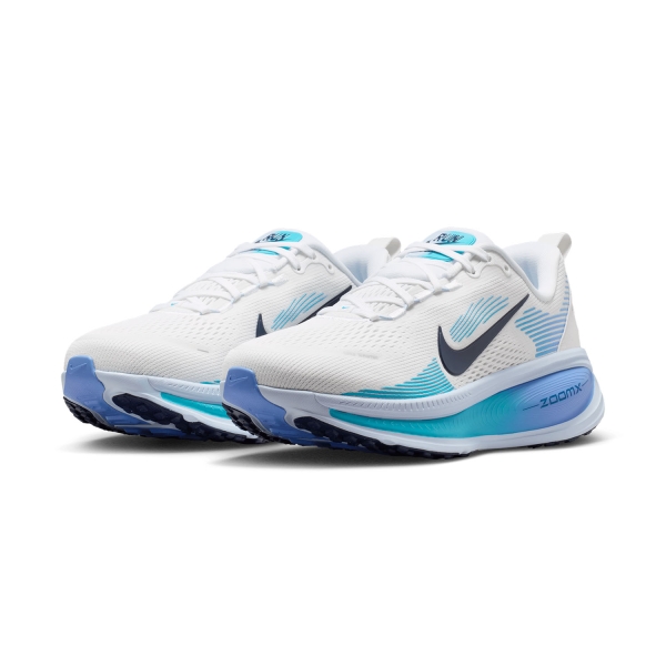 Nike Vomero 18 - White/Midnight Navy/Blue Fury