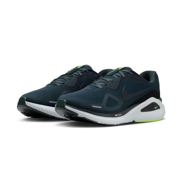 Nike Structure 26 Wide - Seaweed/Black/Volt/Pure Platinum/Blue Force
